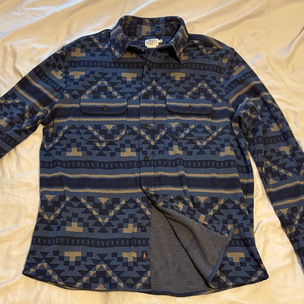 Faherty x B. Yellowtail Overshirt